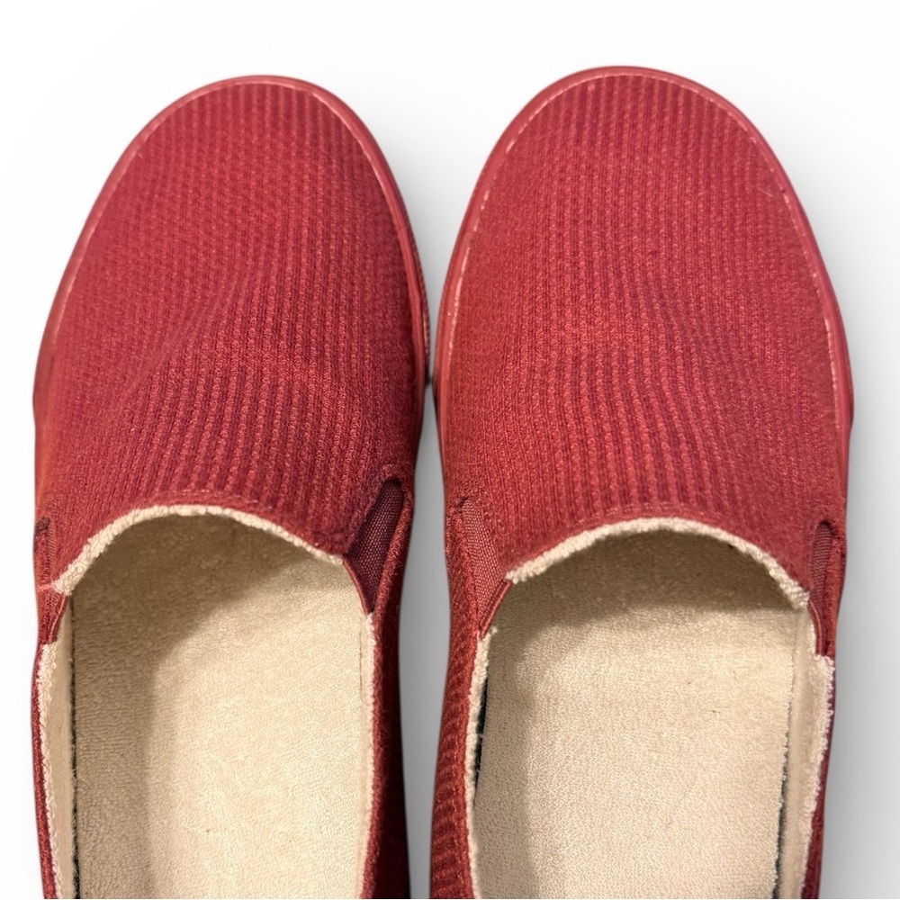 Vionic Groove Slip-On Sneakers Shiraz Red Burgundy Orthotic Sample 7M - Picture 6 of 10